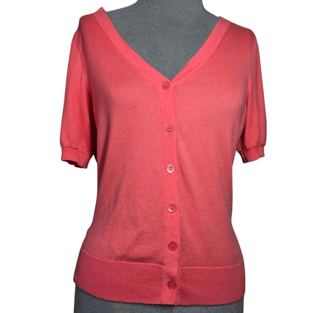 Ann Tylor Loft Cotton Cardigan Sweater Size Small